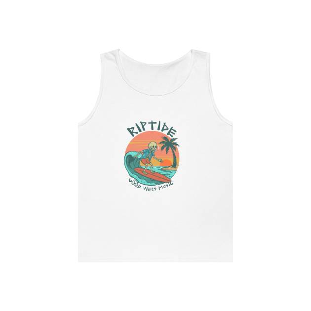 Surf Vibes Tank Top - Unisex Riptide Graphic Summer Wear